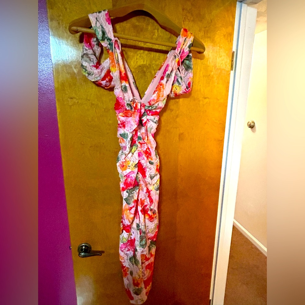 For Love & Lemons Beth Midi Dress - Size Small